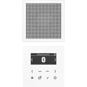 JUNG - DABLS1BTWW - DAB+ Radio - Wit - Bluetooth - Mono