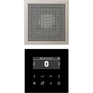 JUNG Slimme radio DABES1BT DAB+ w. Bluetooth Mono (DAB+, FM, Bluetooth, WiFi), Radio