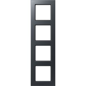 Jung Frame 4-voudig A 5584 BF ANM horizontaal afdekraam 4011377173002