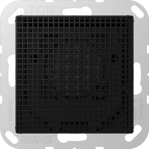 JUNG LSM A 4 SWM luidsprekermodule grafiet zwart mat (1 stuk), Ingebouwde luidsprekers, Zwart