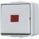 JUNG - Wip-Kontrollschakelaar - Grijs - Duroplast