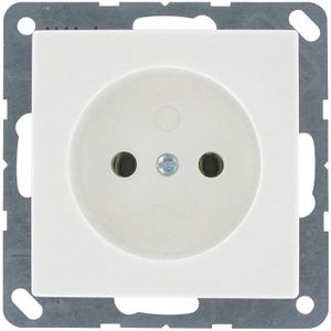 Wandcontactdoos - Duroplast - Glanzend - Alpine Wit - 16 A - 250 V