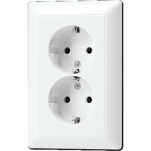 Jung AS500 wandcontactdoos (WCD-schakelmateriaal) - AS5015WW - E32SY