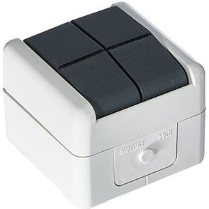 JUNG - Wipschakelaar - Glanzend - IP44 - Halogeenvrij Thermoplast