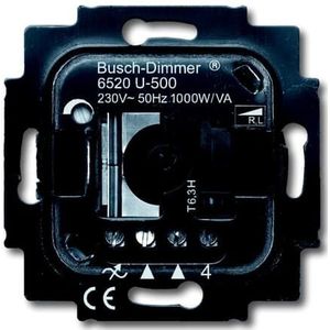 Busch Jaeger dimmer 700W gloeilamp/halogeen - 6520 U-500