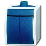 Abb Busch-Jaeger - Ocean Installatieschakelaar - Blauwgroen - Kunststof - IP44