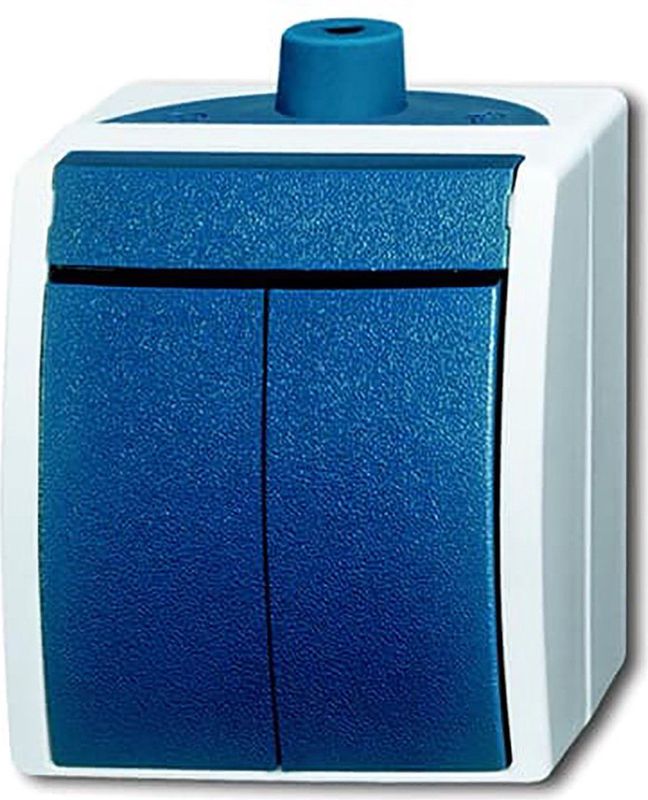 Abb Busch-Jaeger - Ocean Installatieschakelaar - Blauwgroen - Kunststof - IP44