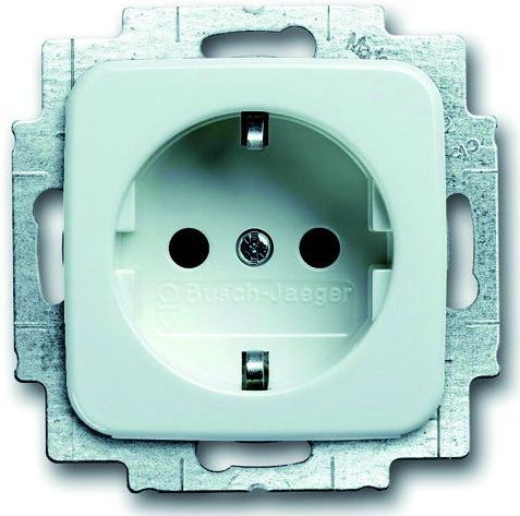 Busch-Jaeger SCHUKO® Steckdosen-Einsatz steplight® 20 EUCBLI-214, alpinweiß