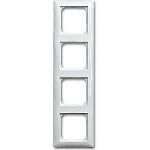 Busch-Jaeger Balance Afdekraam 4V - Wit - Kunststof - Glanzend