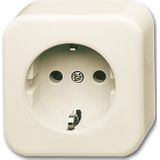 Busch-Jaeger - AP Plus - Opbouwwandcontactdoos - Beige - IP20