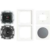 Busch-Jaeger - Radio DAB+ - Wekkerradio - Wit - Compleet Set