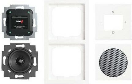 Busch-Jaeger - Radio DAB+ - Wekkerradio - Wit - Compleet Set