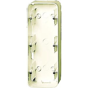 Inbouwdozen - Beige - Kunststof - 3 Eenheden