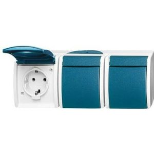 ABB Busch-Jaeger OCEAN IP44 Wandstopcontact (WCD Schakelmateriaal) - 2CKA002084A0698 - E2G2P
