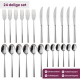 Villeroy & Boch Piemont Bestekset - 24 delig - 18/10 edelstaal