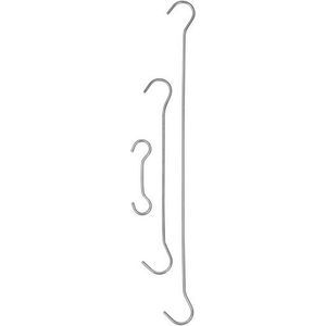 Dubbele C-haak - 150 mm - 10 stuks