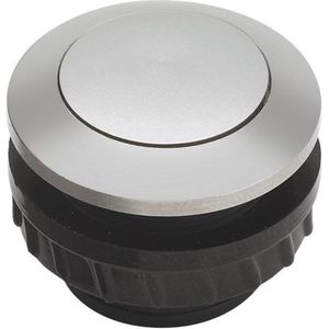 Grothe - 62002 Klingeltaster 1fach Aluminium 12 V/1,5 a