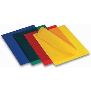 Staples Zichtmap L-Model, A4, Generfd PP, 0,12 mm, Assorti (doos 100 stuks)