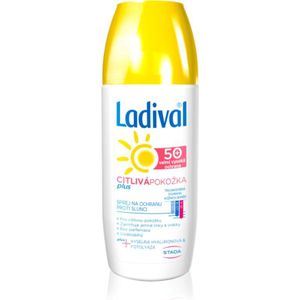 Ladival Sensitive Plus Transparante Beschermingsspray tegen Huidveroudering voor de gevoelige huid SPF 50+ 150 ml