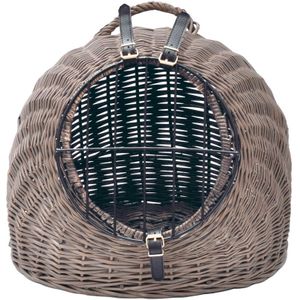 Aumüller Korbhöhle, vintage grau 58x37x45cm Katzentransport