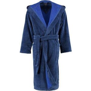 Badjas Lago 801 Uni Capuchon Men Donkerblauw 