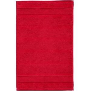 CAWÖ Noblesse² Uni Gastendoekje - Rood - 30x50 Cm