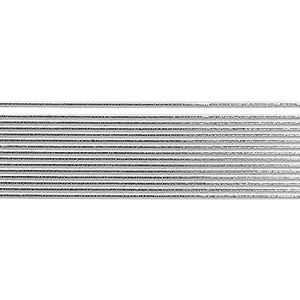 Knorr Prandell 218307071 waxstrip 200 mm Ø 3 mm, zilver glanzend