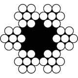 DX - Staalkabel 607 - Verzinkt - 5 mm - 75 meter