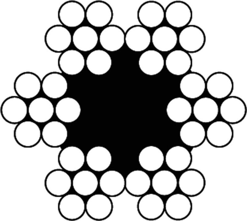 DX - Staalkabel 607 - Verzinkt - 5 mm - 75 meter