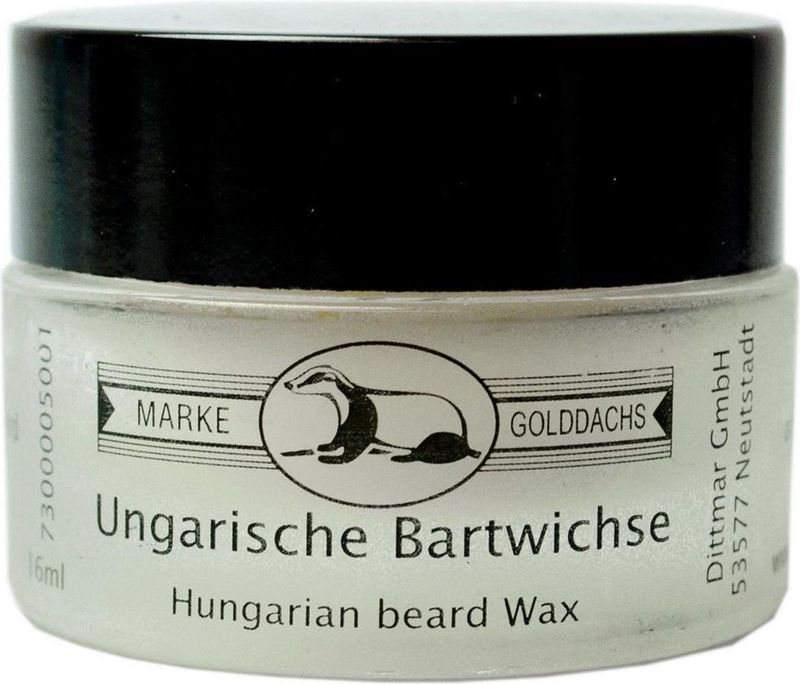 Golddachs - Ungarische Bartwichse - Baardwax - 16 ml - Bijenwas