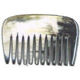 Golddachs Hoorn Afro kam 10 cm