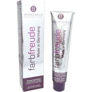 Berrywell Farbfreude Cream Hair Color Permanente Crème Haarkleur Kleuring 61ml - 07.55 Medium Blonde Extra Mahogany / Mittelblond Extra Mahagoni