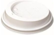 Merkloos - Bekerdeksel D70,3 mm, wit, pak van 10x100 stuks