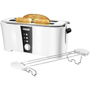 Unold 38020 broodrooster 4 snede(n) 1350 W Zwart, Wit