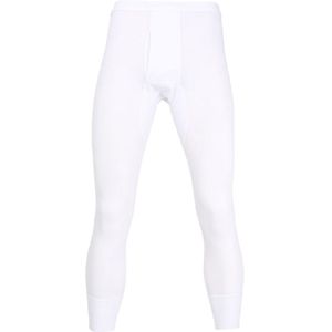 Ceceba heren lange onderbroek met gulp (1-pack), wit
