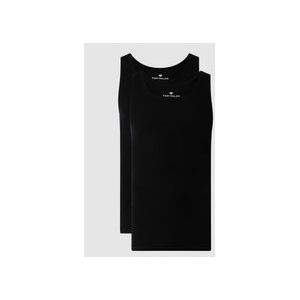 TOM TAILOR - Herentanktop - Zwart - Katoen - 2-pack