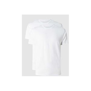 TOM TAILOR - T-shirt - Wit - Katoen - 2-Pack