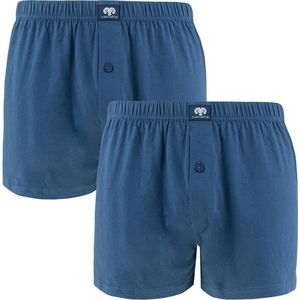 CECEBA - Daytona - Boxershorts - Blauw - 2-pack - 100% Biologisch Katoen