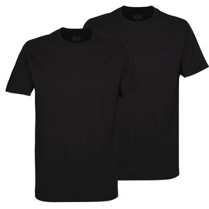 CECEBA Maverick American T-shirt - 2-pack - ronde hals - Zwart