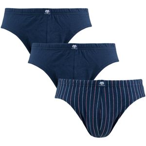 CECEBA - Daytona - Herenslips - Blauw - 3-pack van 100% Biologisch Katoen