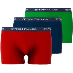 TOM TAILOR Boxershorts Buffer (3er Pack) mit angenehmen Logobund