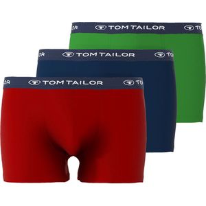 TOM TAILOR Boxershorts Buffer (3er Pack) mit angenehmen Logobund