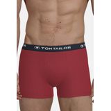TOM TAILOR - Boxershorts - Rood-Blauw-Grijs - 3-Pack - Lage Taille