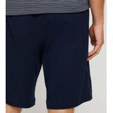 TOM TAILOR - Gestreepte Herenshorty - Korte Pyjamaset - Donkerblauw - Grijs - Katoen