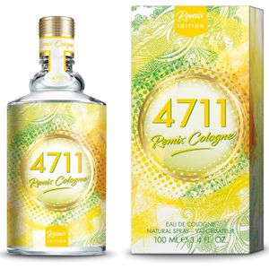 4711 ® Remix Cologne lemon edition I Eau de Cologne - fruitig - sprankelend - wild - de levendige frisheid van citroen in een zomerse remix! I Spray met natuurlijke spray 100 ml