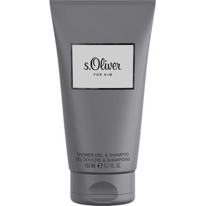 S.OLIVER - For Him Shower Gel & Shampoo - 150 ml - Heren douchegel