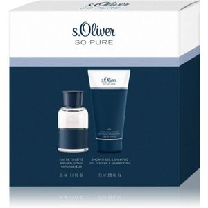 s. Oliver So Pure Men EDT 30 ml + Shower Gel 75 ml geschenkset