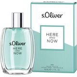s.Oliver Here and Now Man eau de toilette spray 50 ml