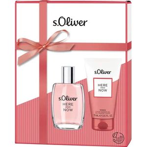s.Oliver Here and Now Woman Eau de Toilette 30 ml + Shower Gel 75 ml geschenkset