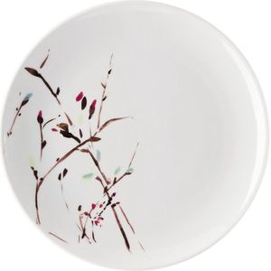 Arzberg vorm 2000 Ramo platte borden, rond, porselein, multi, wit, 25 cm, 1 stuk